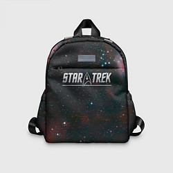 Детский рюкзак Startrek iron logo and space, цвет: 3D-принт