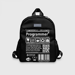 Детский рюкзак Programmer, цвет: 3D-принт