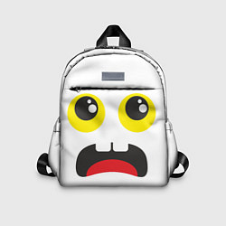 Детский рюкзак Испуганное лицо, цвет: 3D-принт