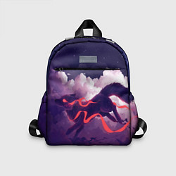 Детский рюкзак Лиса бежит по облакам, цвет: 3D-принт