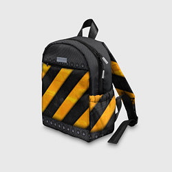 Детский рюкзак Металлическая преграда, цвет: 3D-принт — фото 2