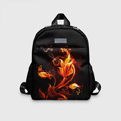 Детский рюкзак Огненный цветок, цвет: 3D-принт