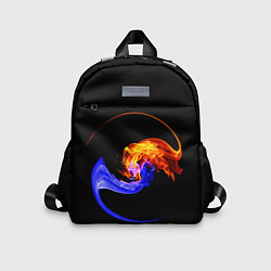 Детский рюкзак Две стихии, цвет: 3D-принт