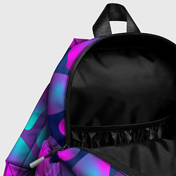 Детский рюкзак Неоновые капли, цвет: 3D-принт — фото 2