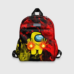 Детский рюкзак Маг огня Among us, цвет: 3D-принт