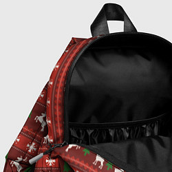Детский рюкзак Милый новогодний бычок 2021, цвет: 3D-принт — фото 2