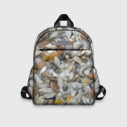 Детский рюкзак Желто-серый каменный узор