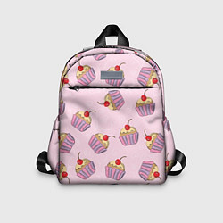 Детский рюкзак Капкейки на розовом
