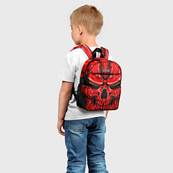 Детский рюкзак Маска механический дьявол, цвет: 3D-принт — фото 2