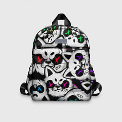 Детский рюкзак Злые панды, цвет: 3D-принт