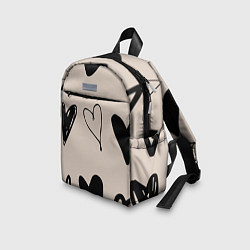 Детский рюкзак Сердечный паттерн, цвет: 3D-принт — фото 2