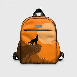Детский рюкзак Оранжевый закат, цвет: 3D-принт