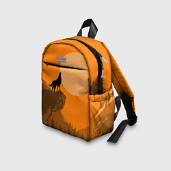 Детский рюкзак Оранжевый закат, цвет: 3D-принт — фото 2