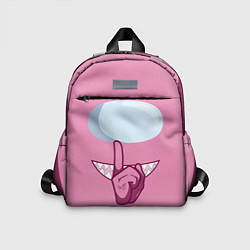 Детский рюкзак AMONG US PINK IMPOSTOR, цвет: 3D-принт