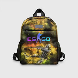 Детский рюкзак CS GO Gold dust, цвет: 3D-принт
