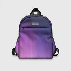 Детский рюкзак Северное сияние фиолетовый, цвет: 3D-принт