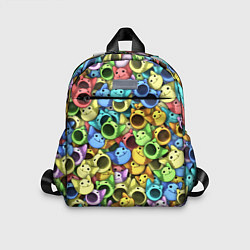 Детский рюкзак Цветные Поп Котики, цвет: 3D-принт