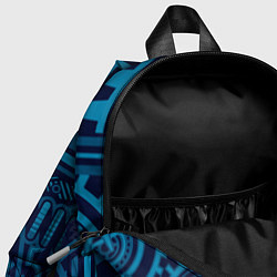 Детский рюкзак Steampunk Mechanic Blue, цвет: 3D-принт — фото 2
