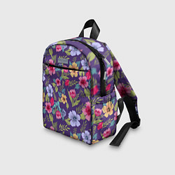 Детский рюкзак Весенний букет из цветов, цвет: 3D-принт — фото 2
