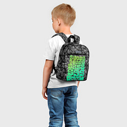 Детский рюкзак МАЙНКРАФТ MINECRAFT, цвет: 3D-принт — фото 2