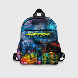 Детский рюкзак Сyberpunk City, цвет: 3D-принт