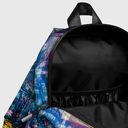 Детский рюкзак Сyberpunk City, цвет: 3D-принт — фото 2