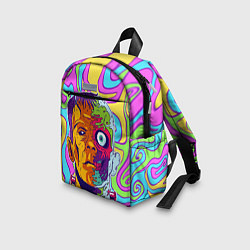 Детский рюкзак Психоделический Франкенштейн, цвет: 3D-принт — фото 2