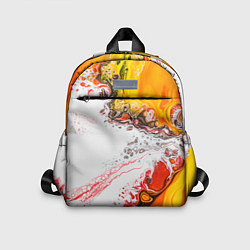 Детский рюкзак Рисунок желтой краской