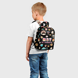 Детский рюкзак НЕТ НЕ СЛИПНЕТСЯ, цвет: 3D-принт — фото 2