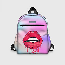 Детский рюкзак Сочные губы, цвет: 3D-принт