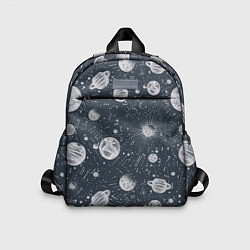 Детский рюкзак Звезды, планеты и созвездия, цвет: 3D-принт