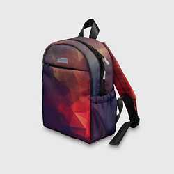 Детский рюкзак Лавовый вектор, цвет: 3D-принт — фото 2