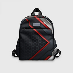 Детский рюкзак Luxury Black 3D СОТЫ, цвет: 3D-принт