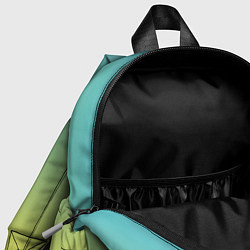 Детский рюкзак Поганки на черепе Психоделика, цвет: 3D-принт — фото 2