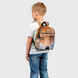 Детский рюкзак Крупно мордочка лисы, цвет: 3D-принт — фото 2
