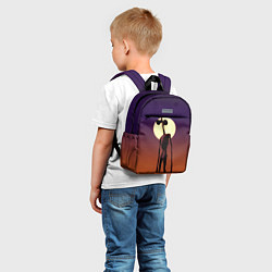 Детский рюкзак Сиреноголовый Хоррор Закат, цвет: 3D-принт — фото 2