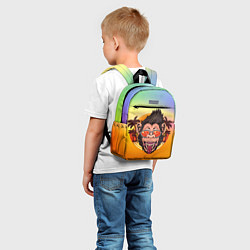 Детский рюкзак Веселая обезьяна в очках, цвет: 3D-принт — фото 2
