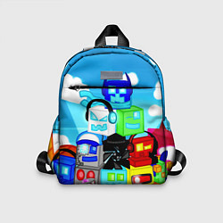 Детский рюкзак GEOMETRY DASH ГЕОМЕТРИ ДАШ, цвет: 3D-принт