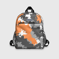 Детский рюкзак Камуфляж огненный, цвет: 3D-принт