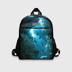 Детский рюкзак Коралловые рыбки, цвет: 3D-принт