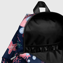 Детский рюкзак Розовые медузы, цвет: 3D-принт — фото 2