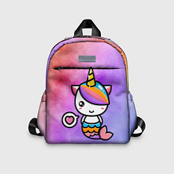 Детский рюкзак Русалка Единорог Z, цвет: 3D-принт