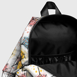 Детский рюкзак Абстрактные цветы одуванчики, цвет: 3D-принт — фото 2