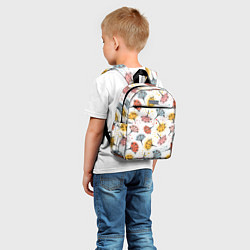 Детский рюкзак Абстрактные цветы одуванчики, цвет: 3D-принт — фото 2