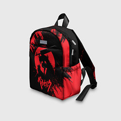 Детский рюкзак BERSERK red краска, цвет: 3D-принт — фото 2