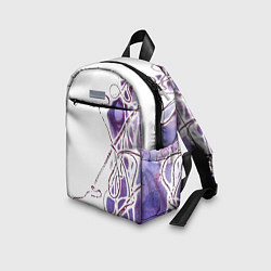 Детский рюкзак Фиолетовые нити, цвет: 3D-принт — фото 2