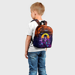 Детский рюкзак One Piece боевой кибер - Луффи, цвет: 3D-принт — фото 2