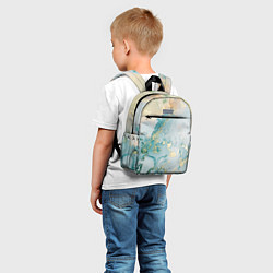 Детский рюкзак Абстрактный мрамор, цвет: 3D-принт — фото 2