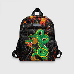 Детский рюкзак Дракон Огонь Dragon Fire, цвет: 3D-принт