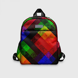 Детский рюкзак Яркий геометрический узор, цвет: 3D-принт